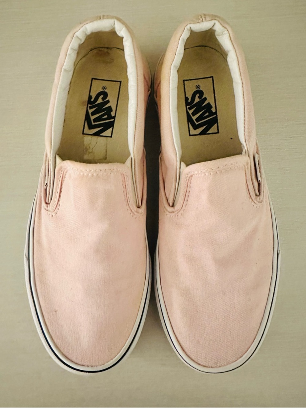 Vans Slip-On Sneakers Pink Canvas